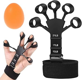 握力きたえ Amazon | 握力 トレーニング フィンガーエクササイザー 3つの抵抗調節