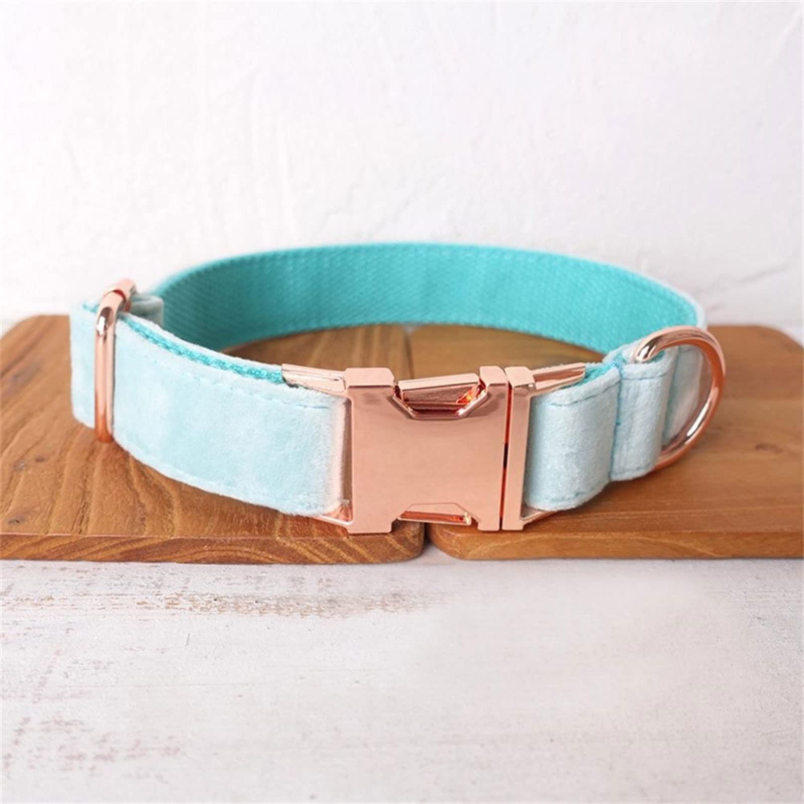 XIANGFAGS Guinzaglio Per Cani Collare for cani personalizzato Collare for animali personalizzato con incisione gratuita Targhetta con nome Accessorio for animali Set guinzaglio for cuccioli in velluto