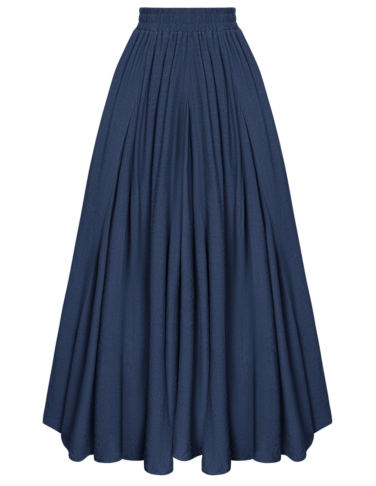 Scarlet Darkness Women Maxi Skirt Jupe Femme (Lot de 1) | Poches, ligne A, taille haute élastique, pour l'été, décontracté, vacances, Ren Faire