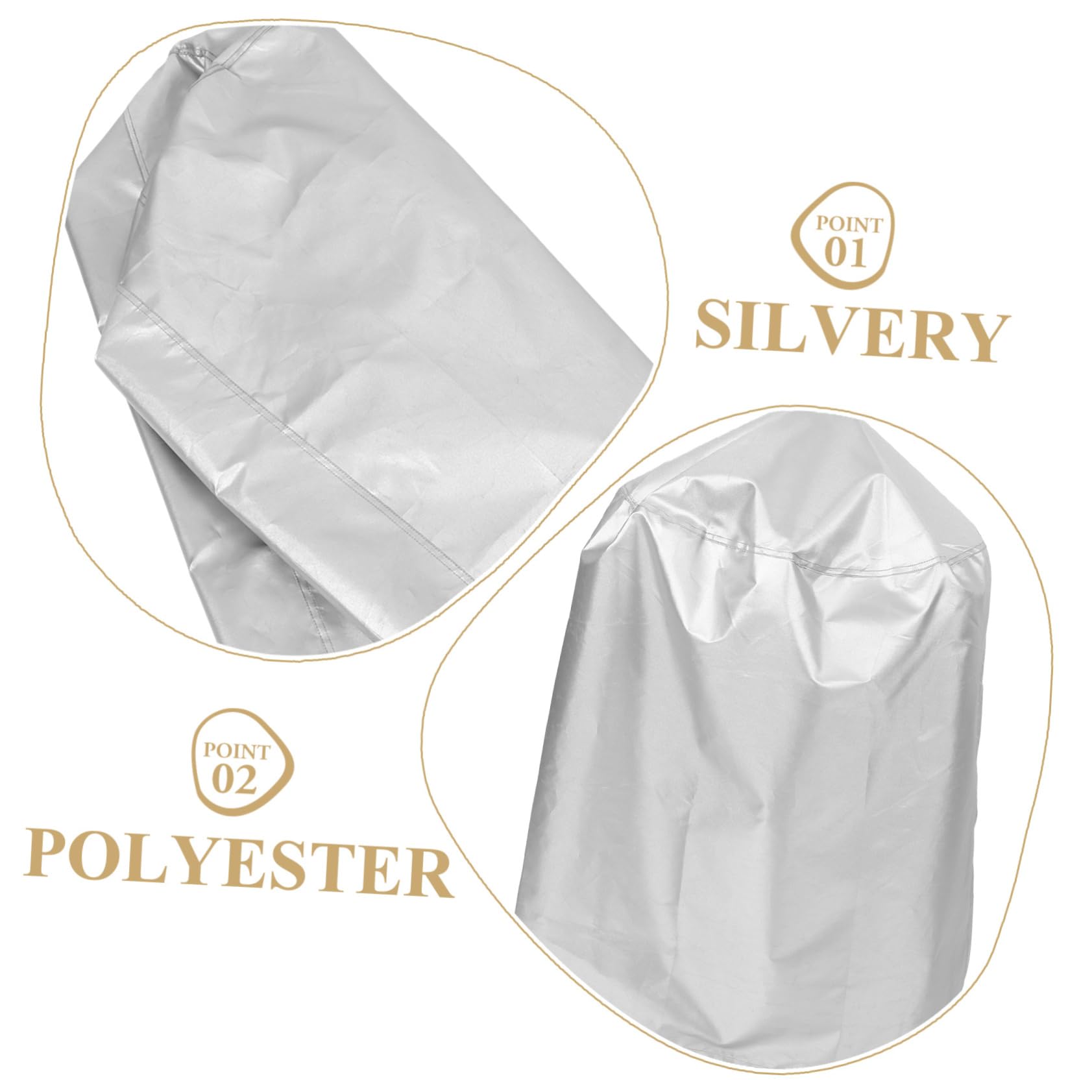 Argento Copertura Resistente in Poliestere Barbecue, da Esterno
