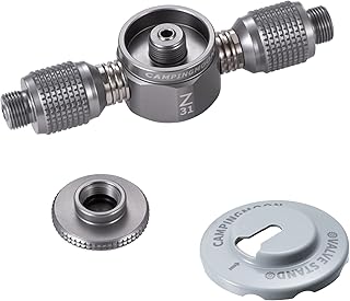 CAMPINGMOON 3 Outlet Camping Stove Adapter for EN417 Lindal Valve Canister Device Z31