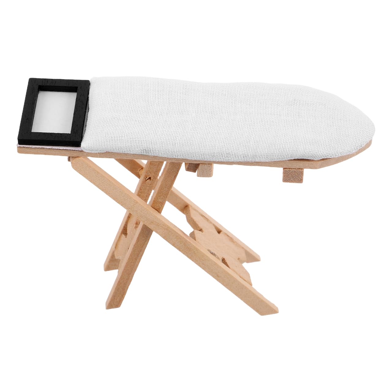 minkissy Miniature Ironing Board for Dollhouse Cute Table Prop Adorable Micro Ironing Table Accessory Enhances Dollhouse Aesthetic Engaging Decorative Furniture for Miniature Homes