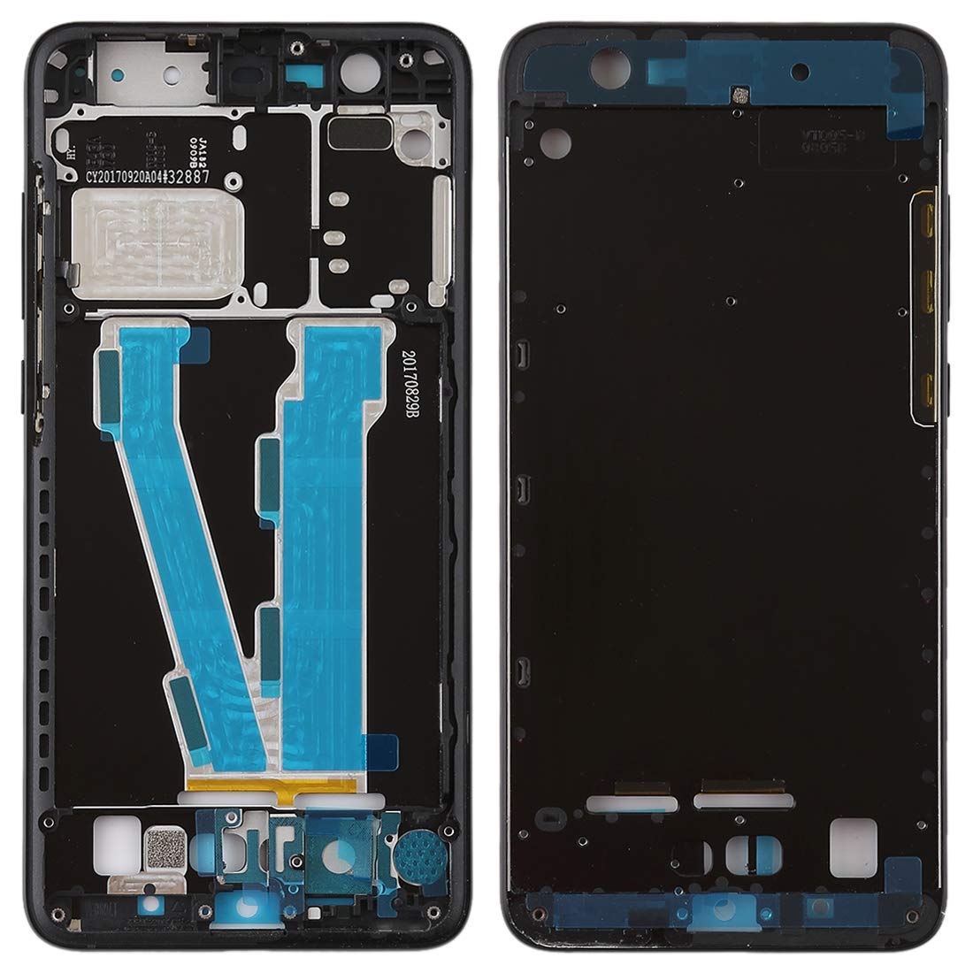 Châssis intermédiaire haut de gamme avec touches pour Xiaomi Note 3 - 7