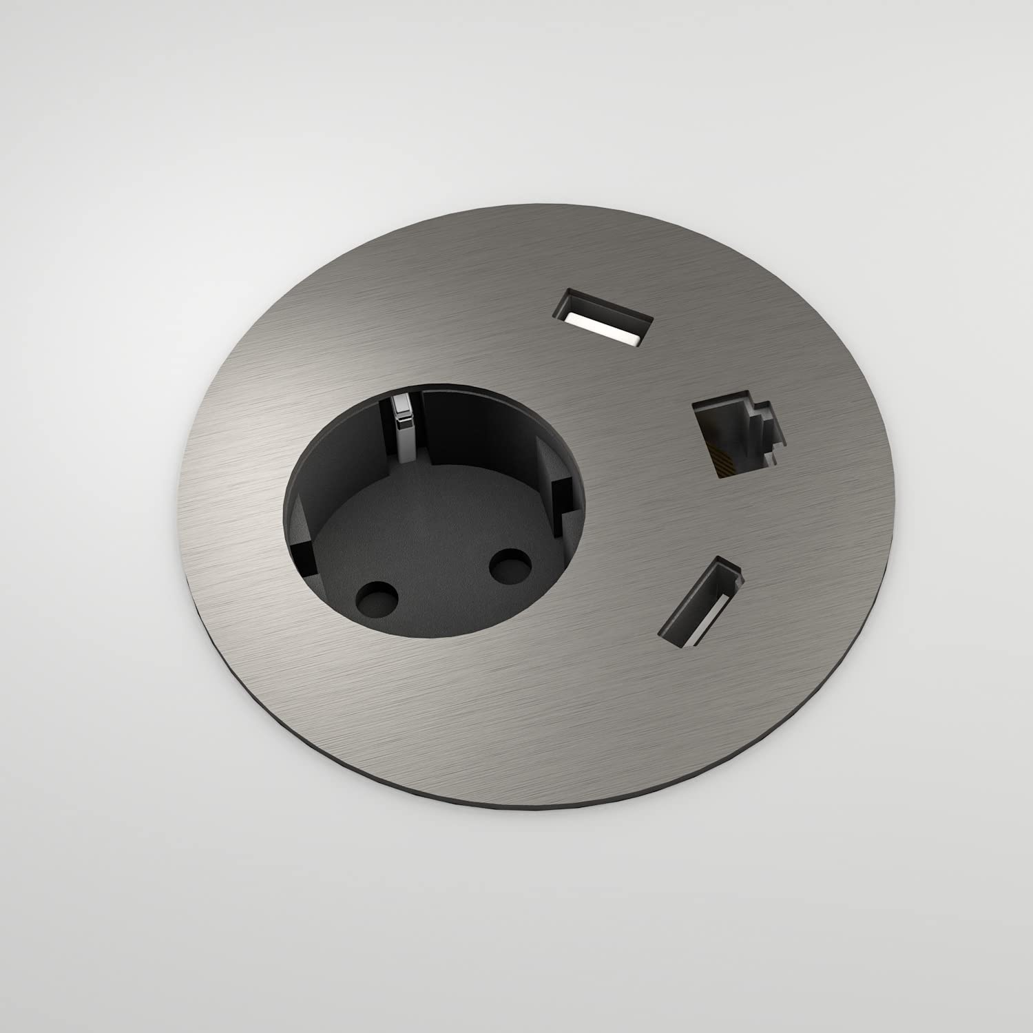 KINDERMANN CablePort table2 - stal nierdzewna
