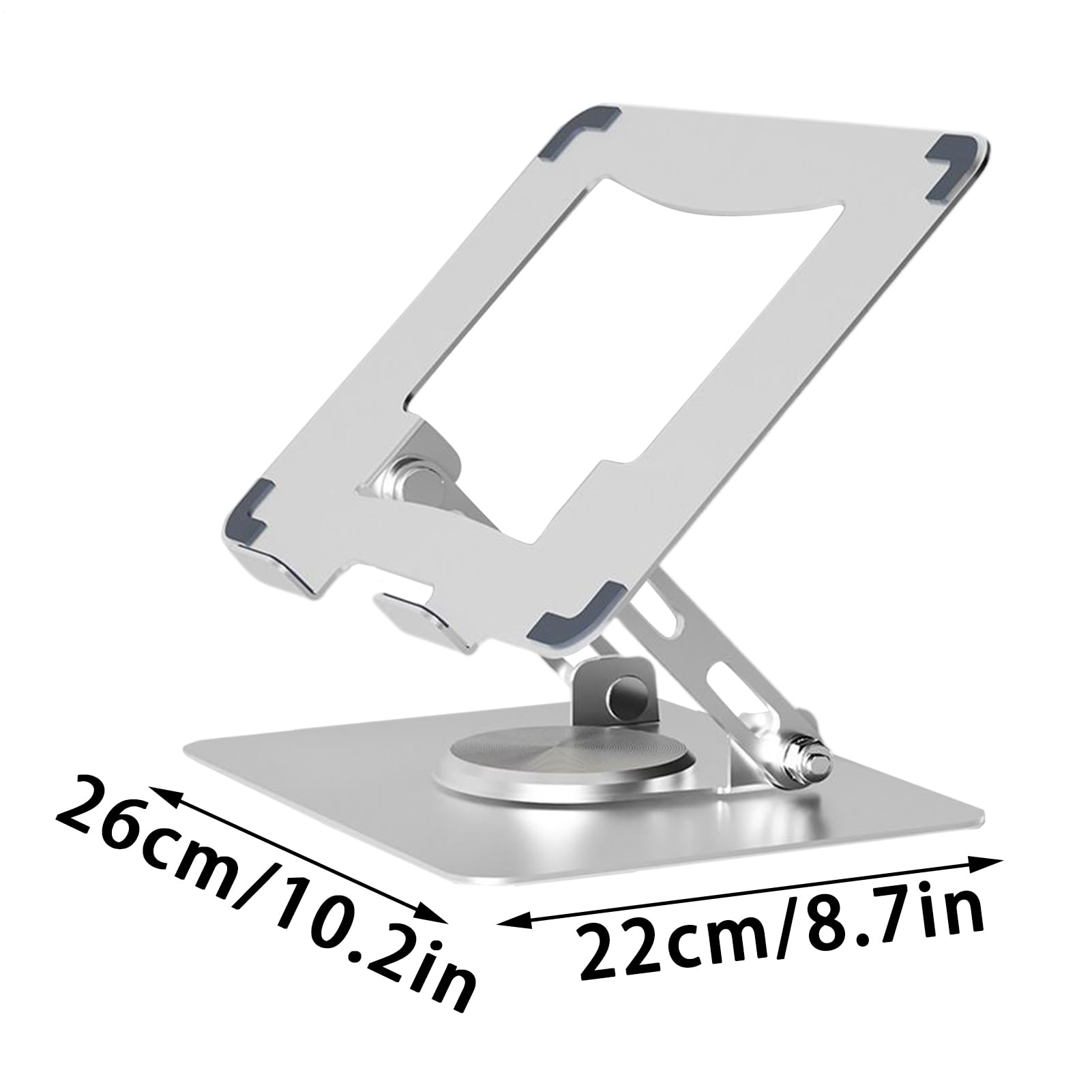 Supporto Regolabile Laptop Portatile Regolabile a Rotazione 360° Ergonomico | Supporto Notebook Antiscivolo Per Casa Ufficio Studio Viaggio Camera Da Soggiorno Aula Laptop Computer