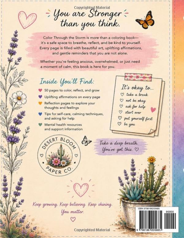 Color Through the Storm: Creative Coloring for Calm, Hope and Healing image 3