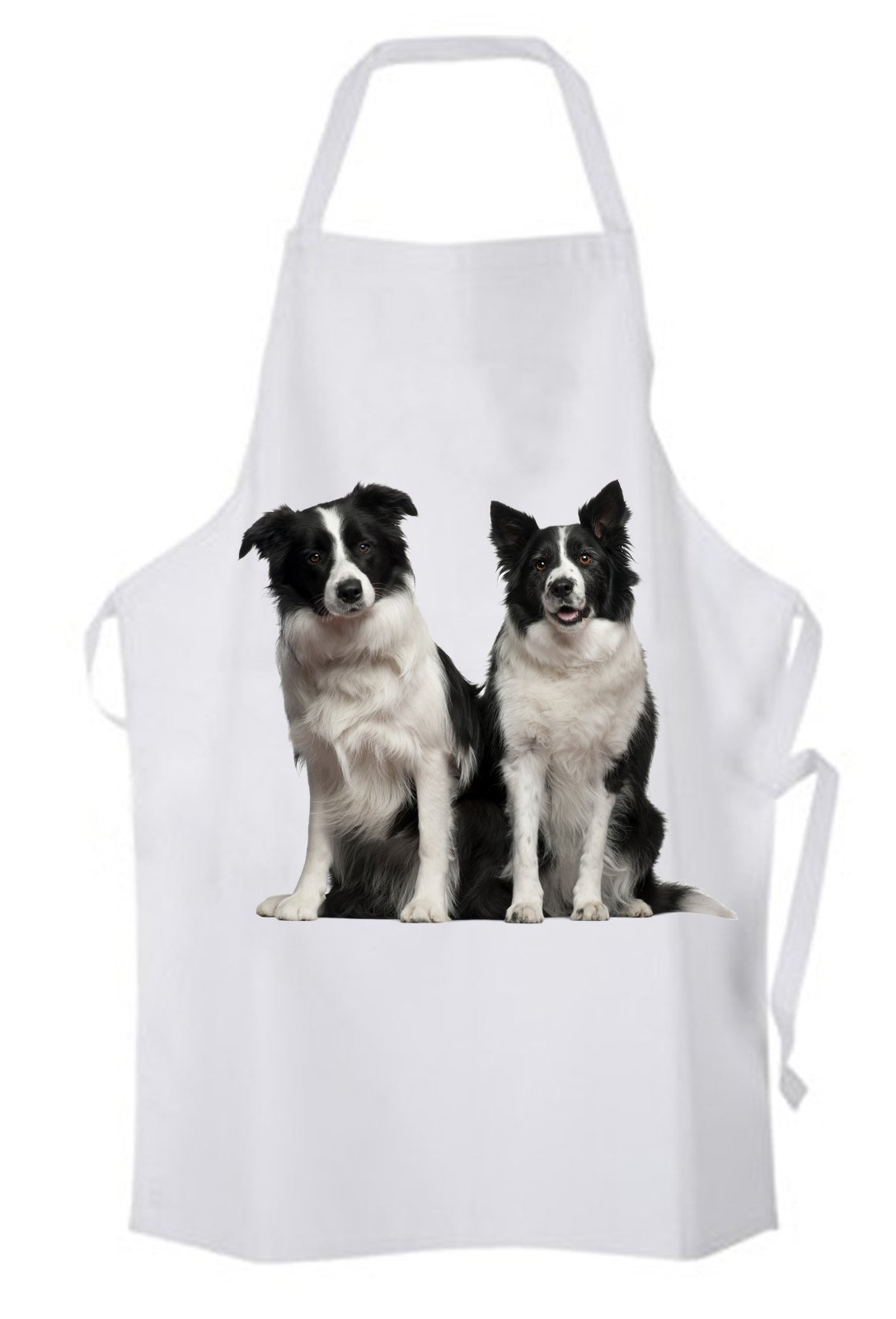 Tribal T-Shirts Border Collies Chef's Kitchen Apron