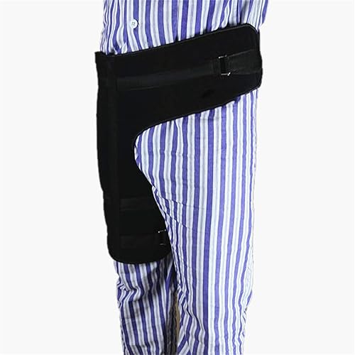 Miniatura 3 de Soporte de cadera para alivio del dolor de ciática, manga de compresión de muslo, soporte para ingle, cinturón sacroilíaco para articulación si,