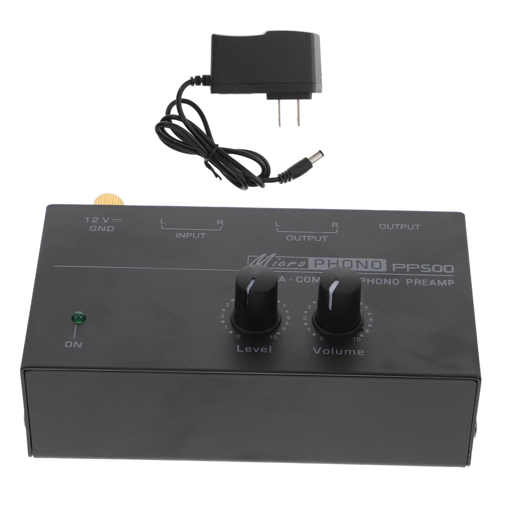 DOITOOL Stereo Amplifier Phono Input Home Audio Turntable Preamps Record Player Preamplifier Plate Amplifier Stereo Preamp Us Plug