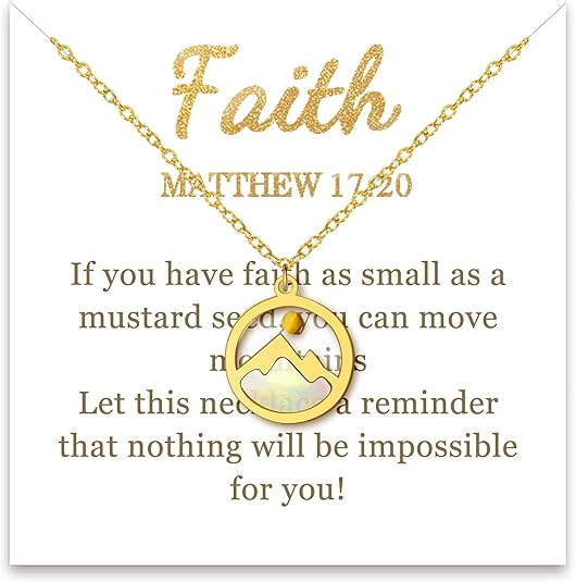 Mustard Seed Faith Necklace