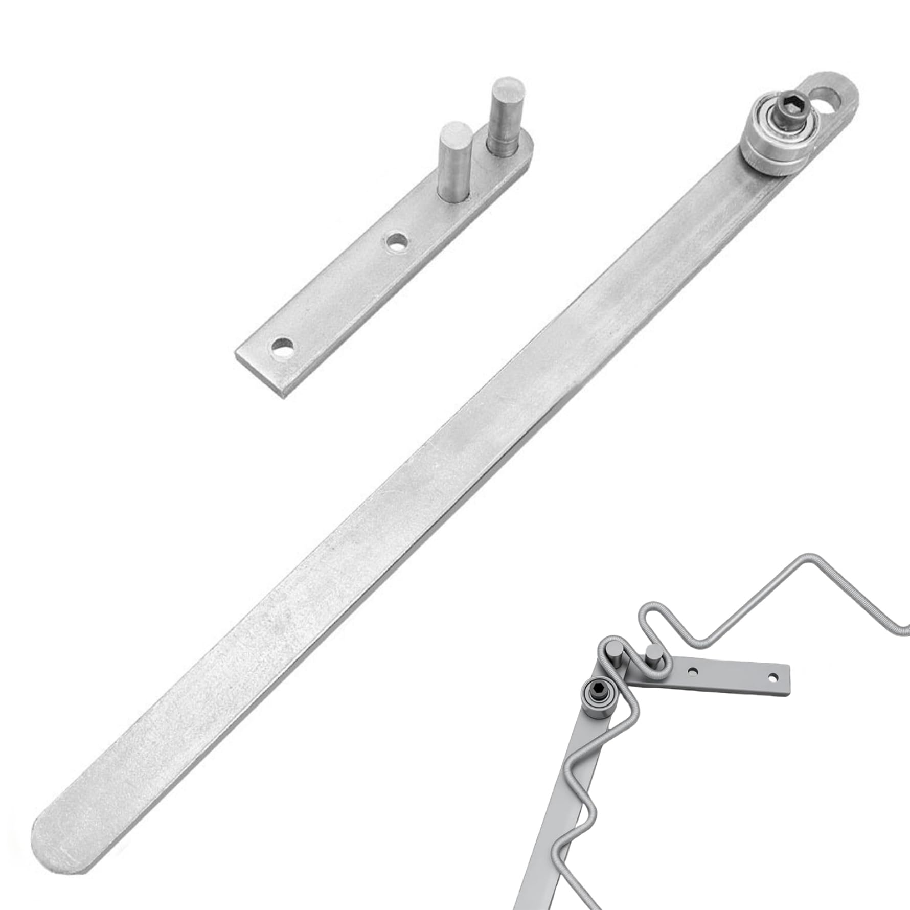 Fexvan Silver Carbon Steel Metal Bender Hand Tool, Manual Wire Bending Jig For Crafting