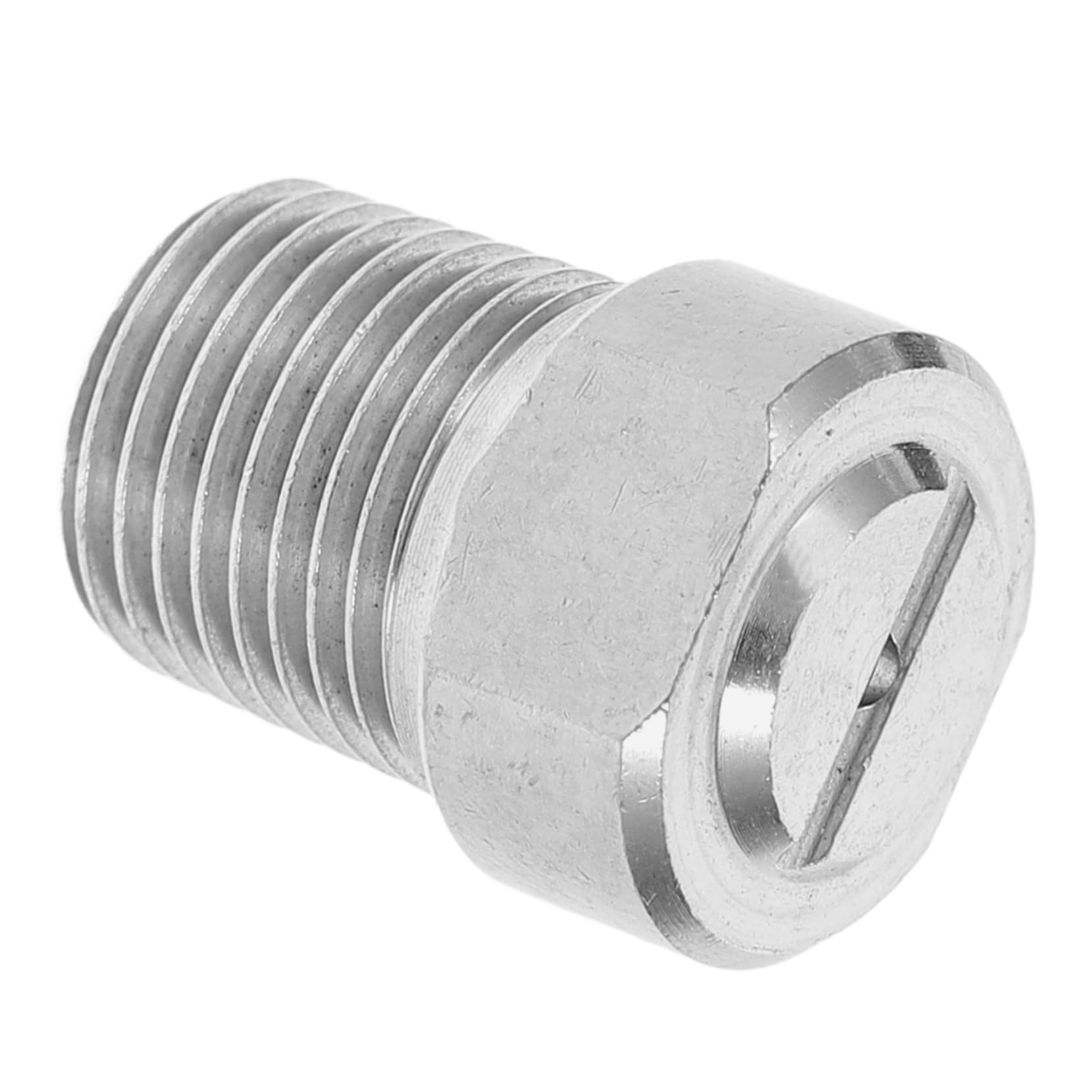 ibasenice High Pressure Spray Nozzle Tip Stainless Steel Fan Spray Tip for Pressure Washer Radiator Cleaning Wand Versatile Nozzle for Unclogging Drains and Water Pipe Cleaning