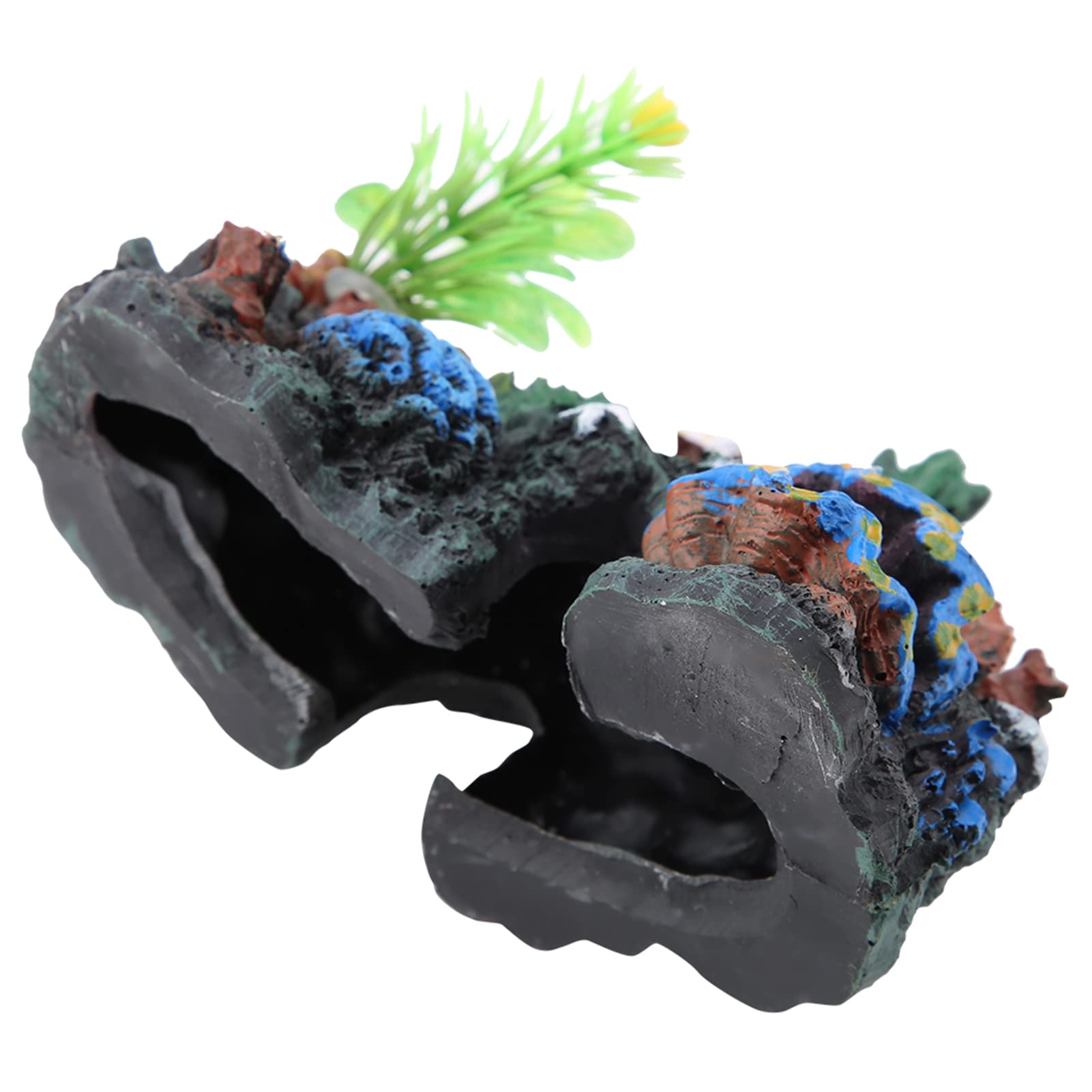 Decorazione per Acquario in Resina, Grotta Di Corallo Artificiale, Ornamentale Barriera Corallina, Decorazione Acquatica per Pesci, Per Salamoia Acqua Dolce
