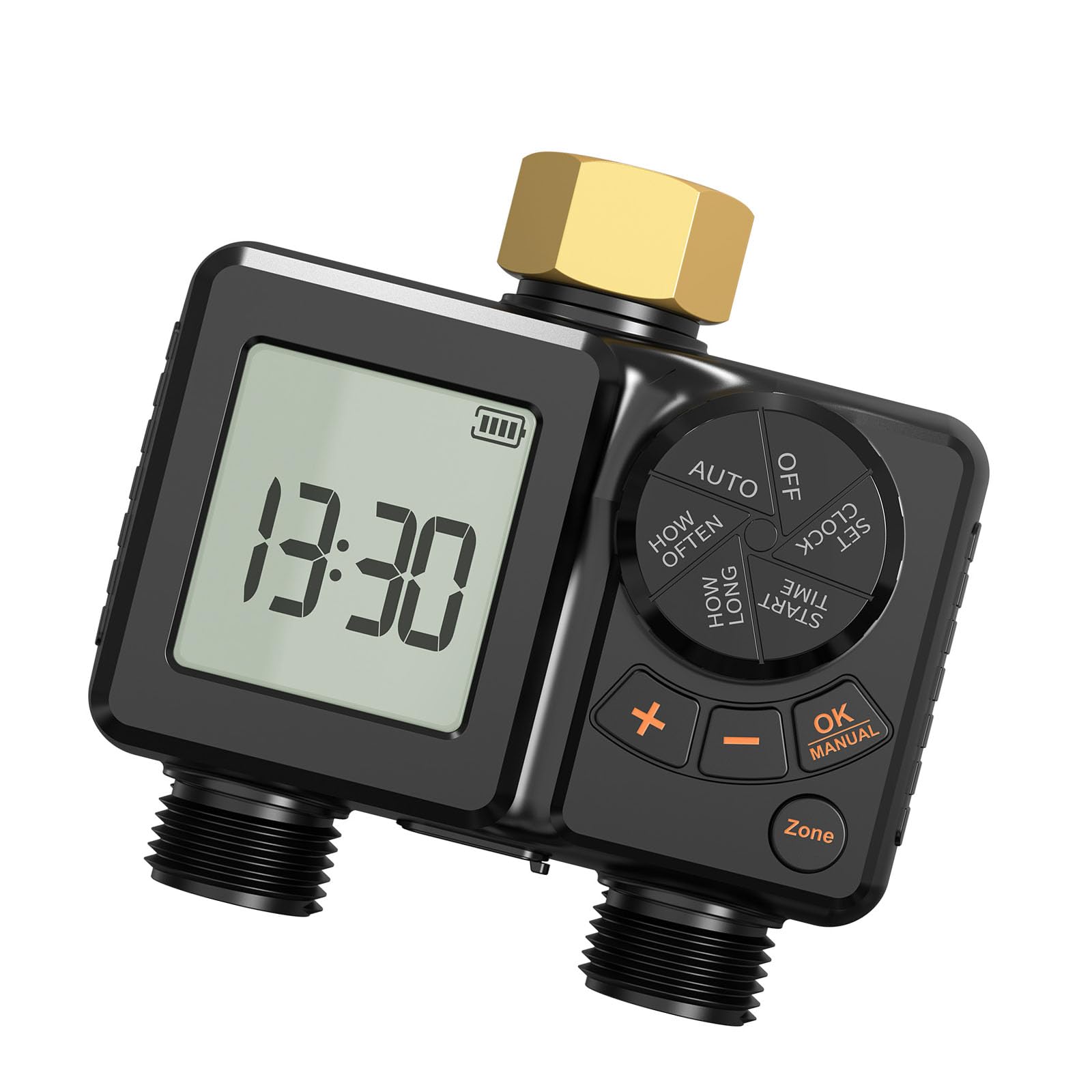 Automatic Plant Watering Controller with Two Zone Settings and Outdoor Construction Drip Irrigation Timer