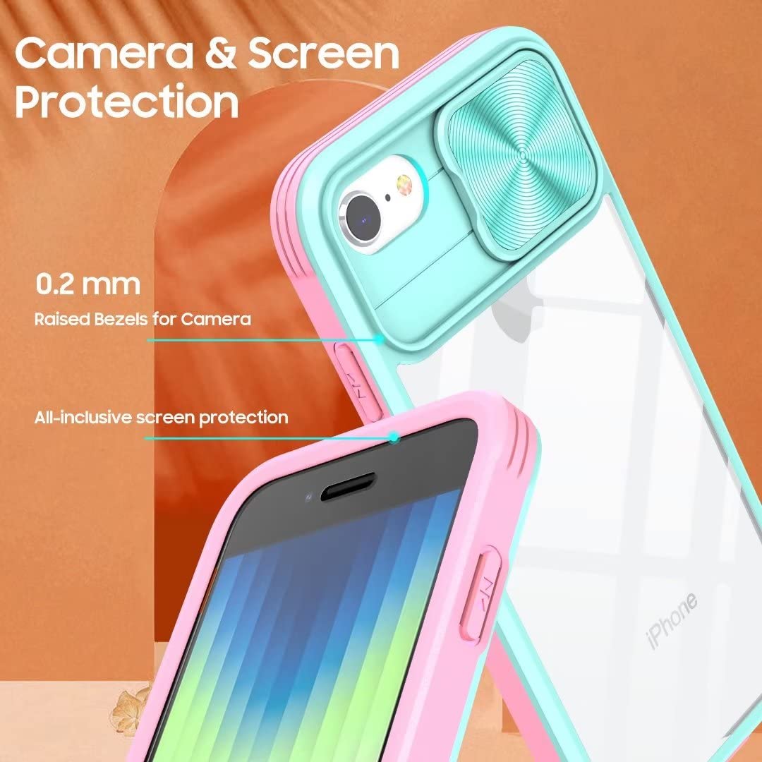 Custodia ibrida antigraffio per iPhone 7 Plus / iPhone 8 Plus - Trasparente
