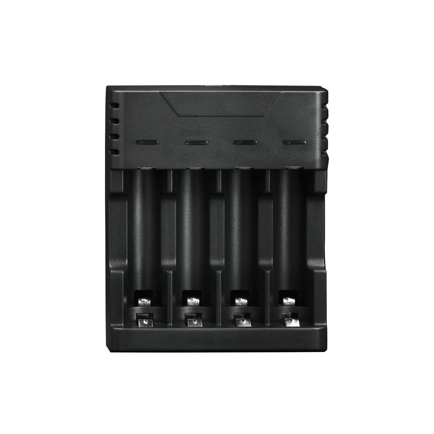 Caricatore USB multiporta, ideale per 4 batterie AA/AAA. Potente e compatto, facilita la ricarica simultanea. Perfetto per l'uso a casa o in viaggio, mantenendo i tuoi dispositivi sempre pronti.