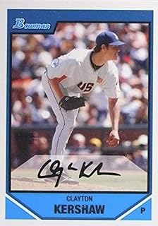 2007 Bowman Draft Draft Picks (Future's Game Prospects) #BDPP77 Clayton Kershaw - Los Angeles Dodgers (XRC - Rookie Card/P...