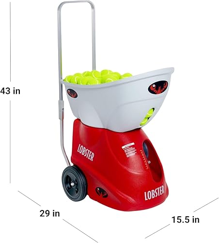 Miniatura 25 de Elite - Máquina de pelotas de tenis - Lanzador automático de pelotas de tenis portátil para entrenamiento y práctica - Taladros preprogramados