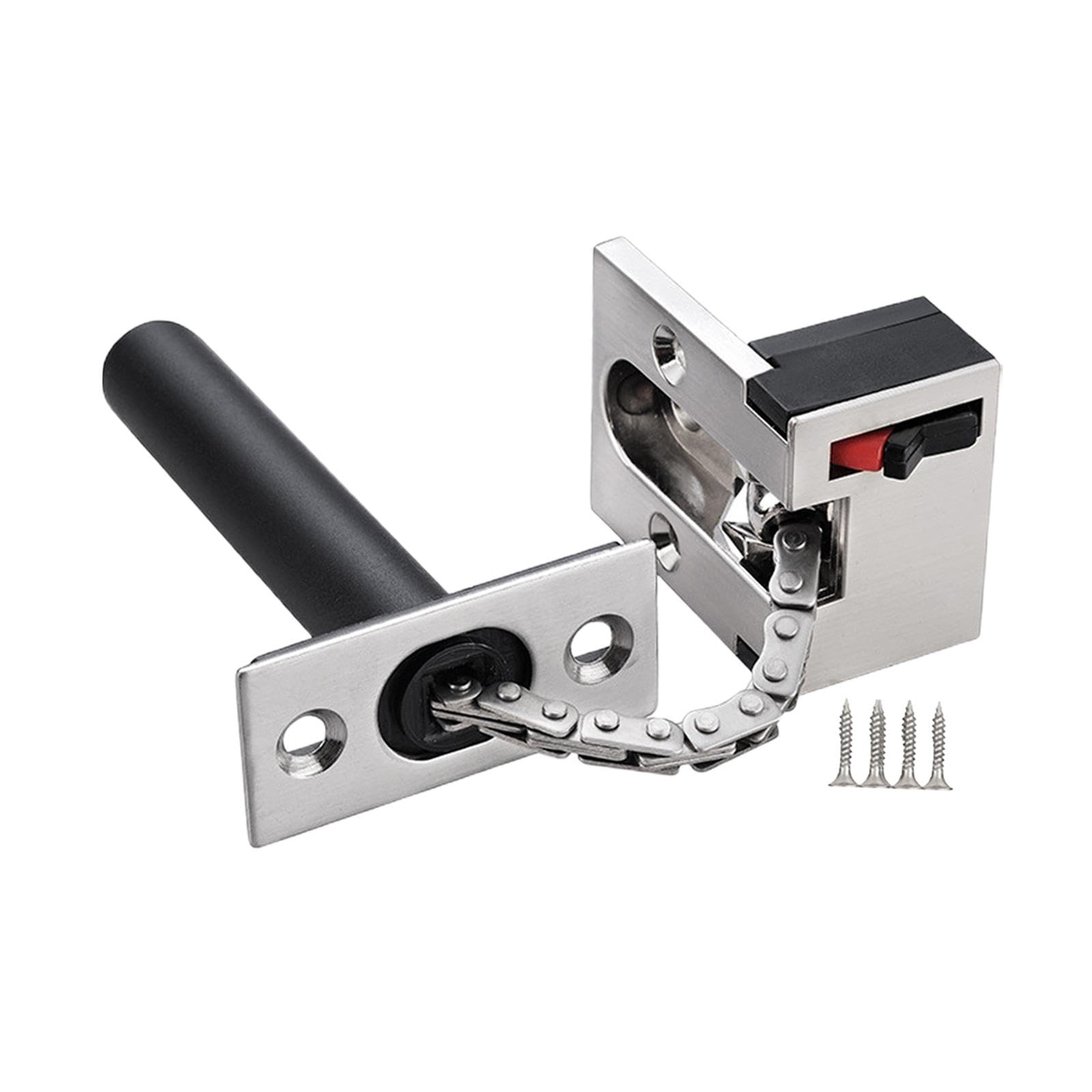 CLUB BOLLYWOOD®Door Chain Lock Gate Hardware Anti Stole Press Chain Lock Bolts Lock for Door Argent|Home & Garden | Home Improvement |Home & Garden|1 Door Chain Lock with Screws-picture-19