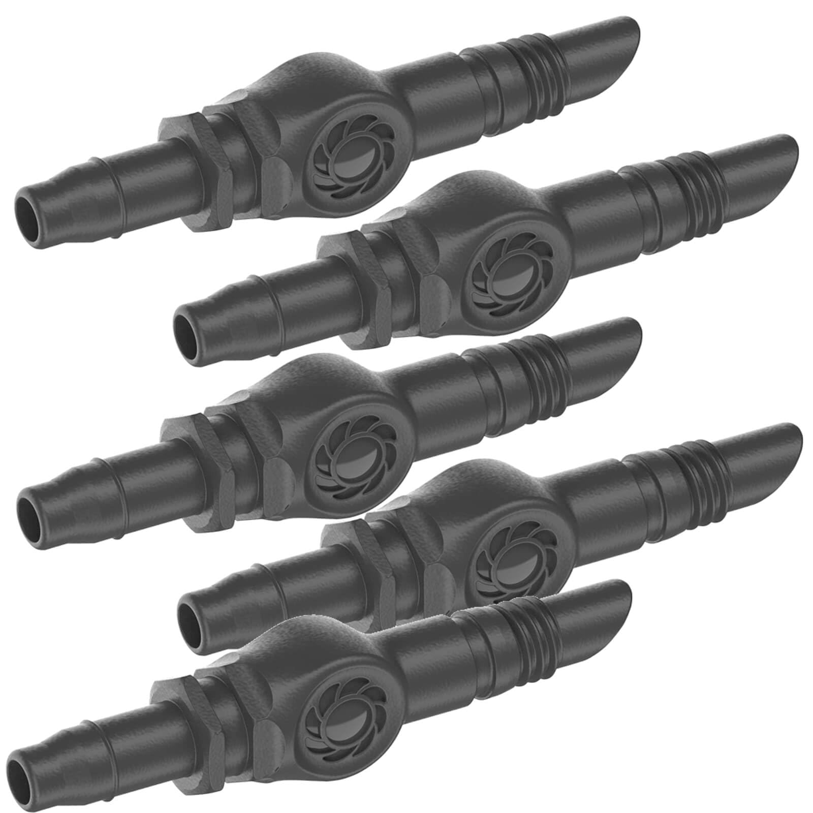 5x Connector 4.6 mm / in in 3/16 Inch for Gardena Micro Drip System Connects Installation Pipe #06