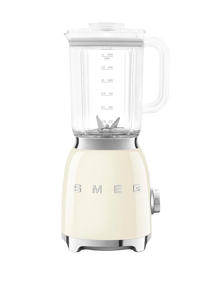 値下げ! SMEG スメッグ クリーム ホワイト ブレンダー マッシャー Amazon.com: SMEG BLF03 Retro Style Blender – 600W Countertop