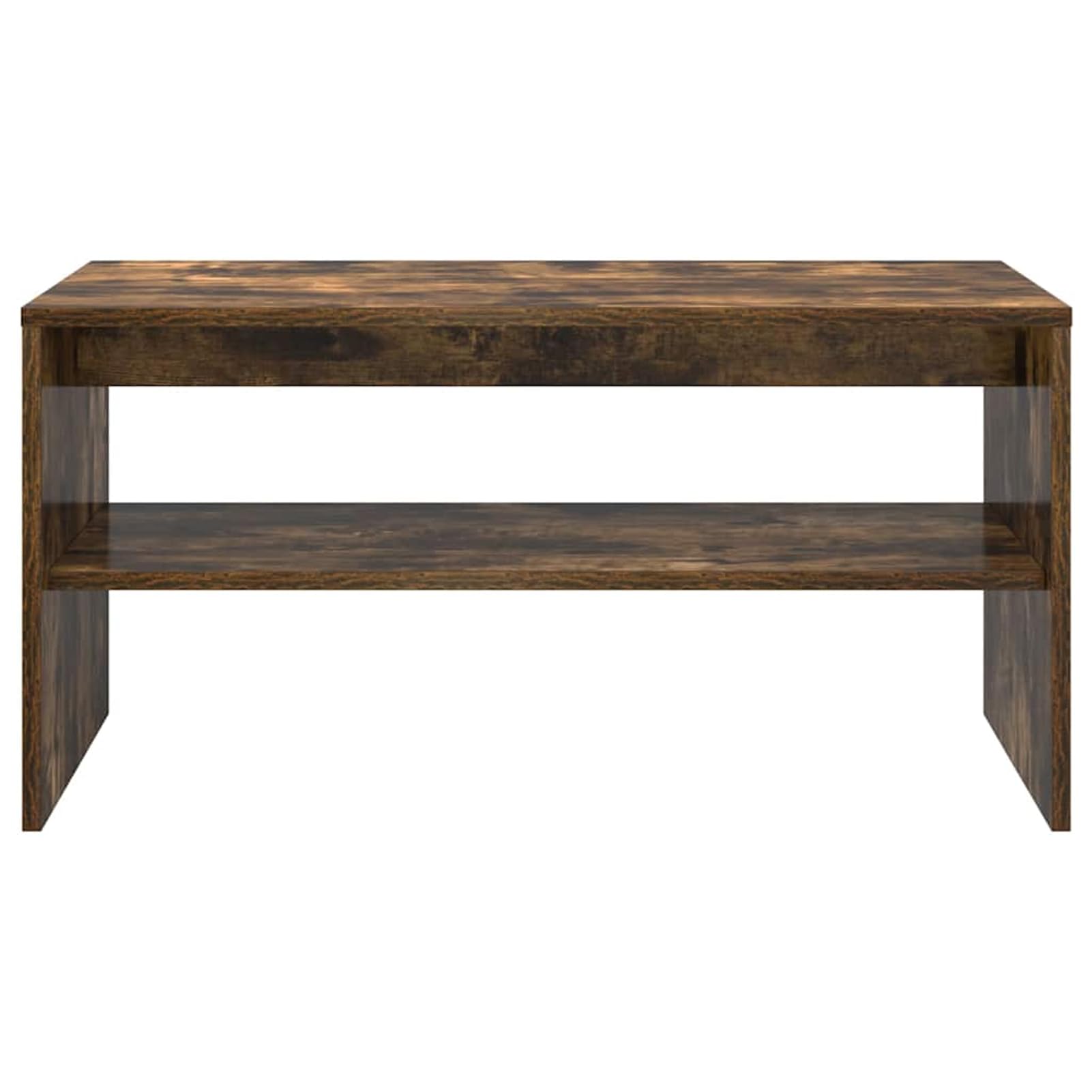 Gecheer TV-Schrank Räuchereiche 80x40x40 cm Holzwerkstoff, Fernsehschrank Fernsehtisch TV-Lowboard für Wohnzimmer Home-Cinema Gamerzimmer859113