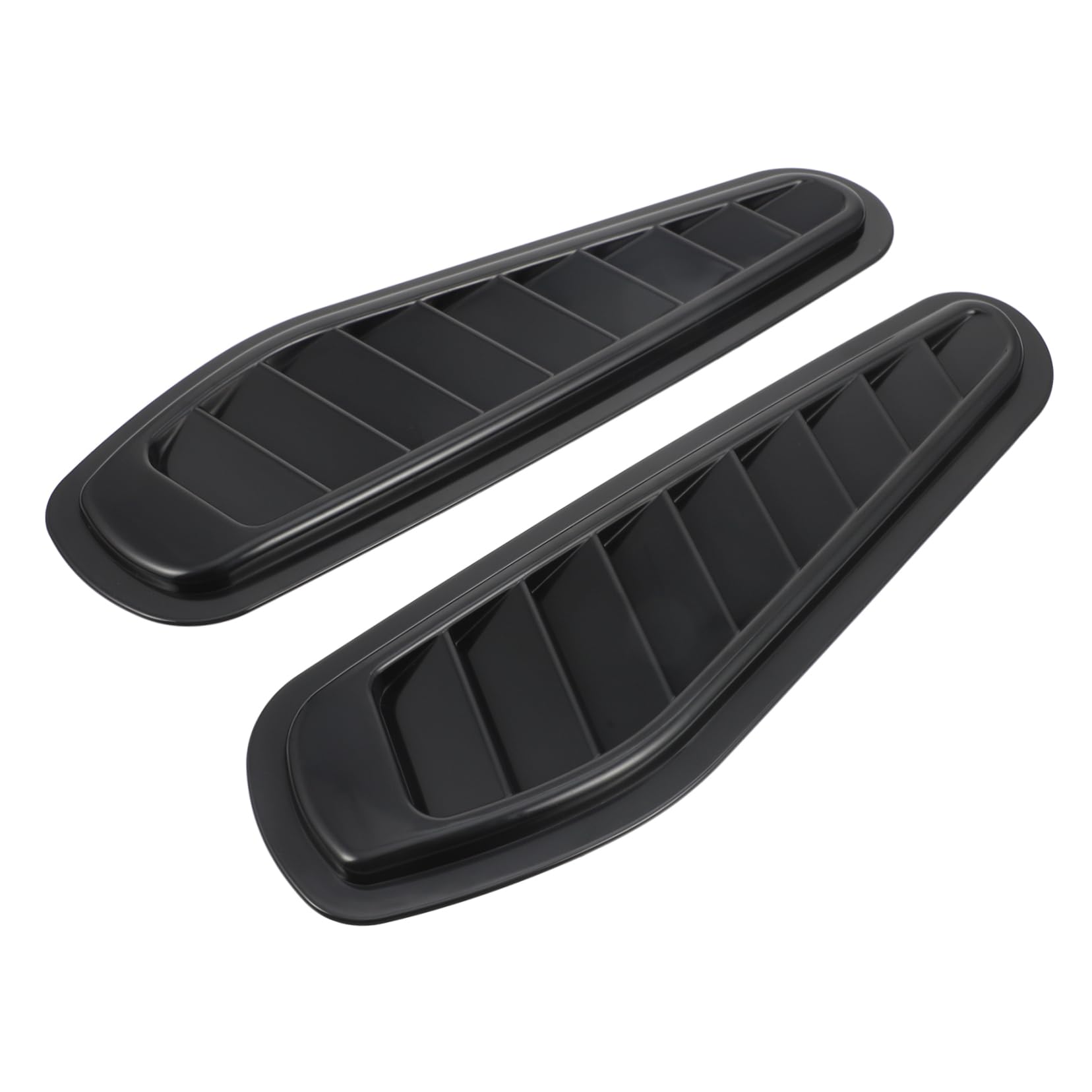 Cabilock 1Pair Car Air Flow Intake Cover Decorative Vent Hood Strip for Stylish Auto Personalization Durable Easy to Install Rain Sun Resistant Fits Vehicle Models