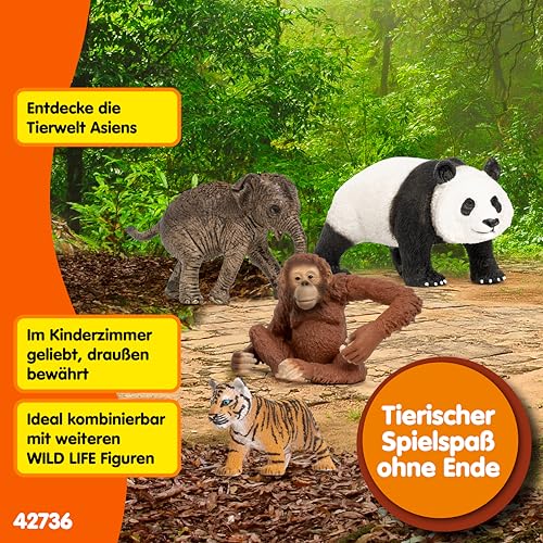 Schleich WILD Life | Asien Starterset 42736 | ab 3 Jahren | 4 Teile – Ansicht 4