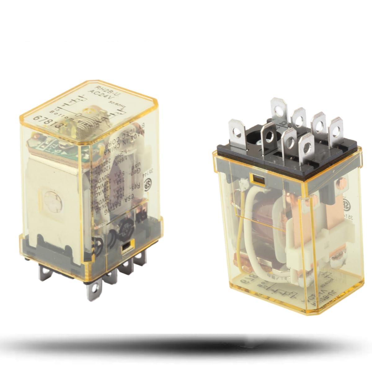 RH2B-U AC24V/8pins/10A Power Relay?2Pieces?