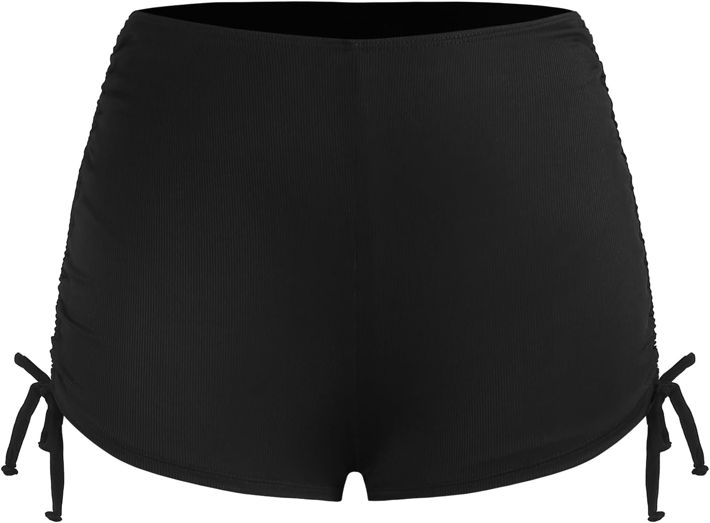 ZAFUL Women's V-Wire Tankini Swimsuits Tummy Control Ruched Top Two Piece Bathing Suits with High Waisted Shorts - Image 4