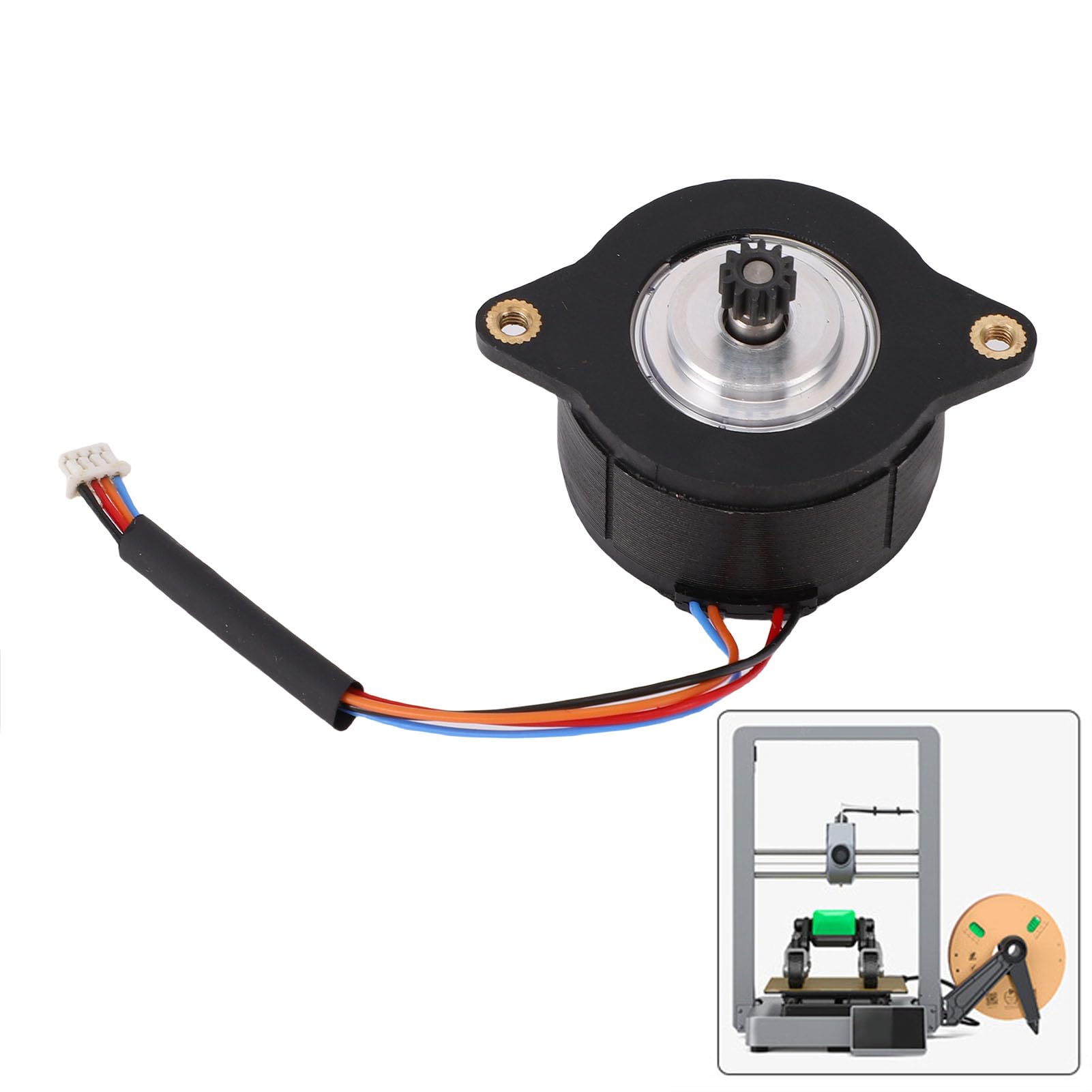 SEAFRONT Moteur Pas à Pas Circulaire 1A pour Extrudeuse Imprimante 3D Remplacement Compatible K1 K1C K1 MAX ENDER3 V3 V3 Plus