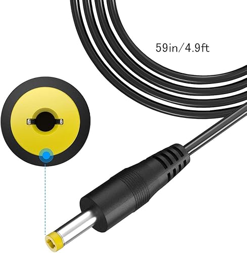 Miniatura 4 de SoulBay Cargador de 5V para Sony SRS-XB30 SRS-XB41 SRS-BTS50 AC-E05030 Altavoz Bluetooth portátil DC en 5V 3A AC-E0530T Cable adaptador de repuesto