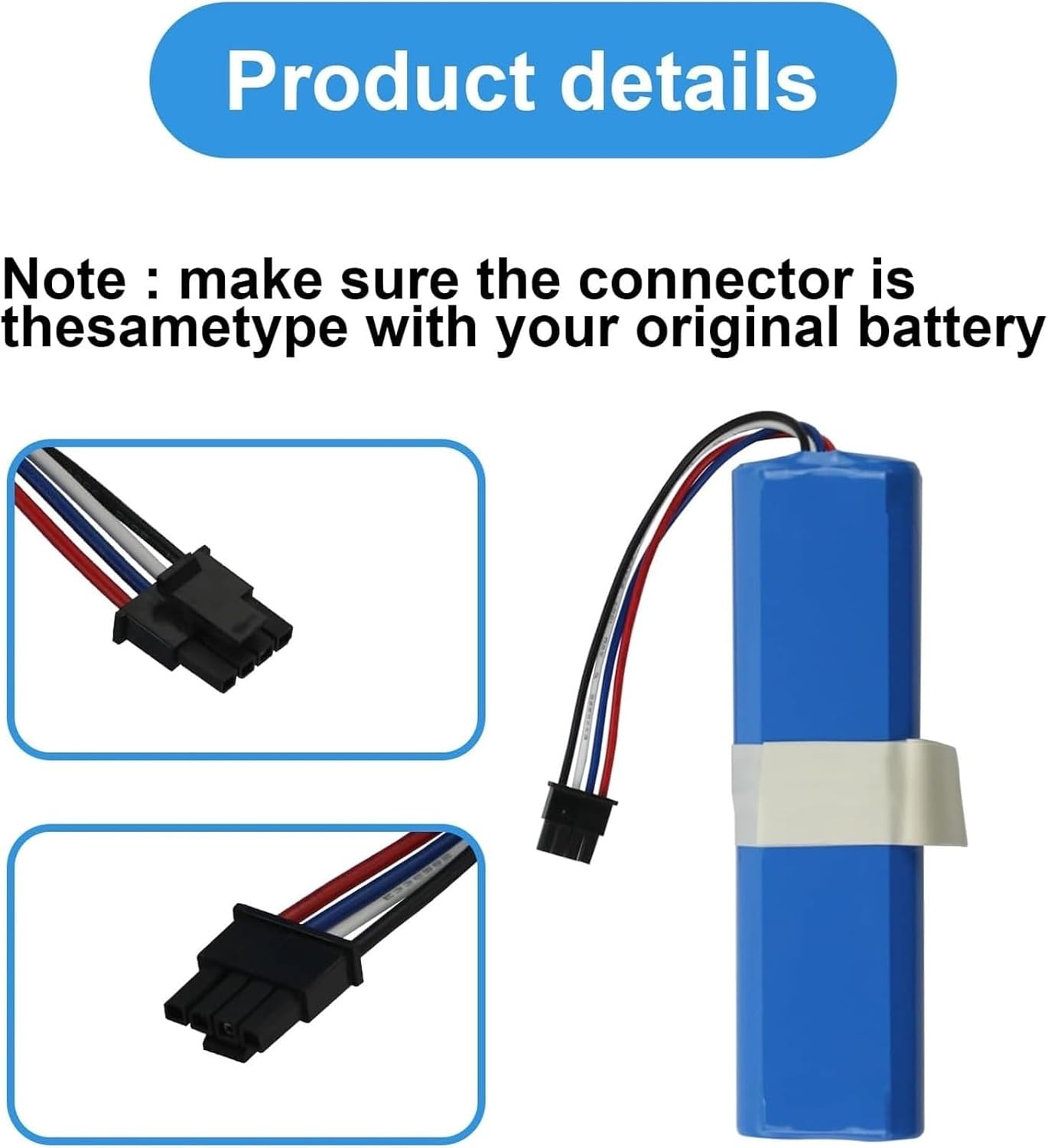Battery, Compatible For Dreame, F9 D9 L10 Pro Plus RLS3 RLS5 RLS5L RLS5D Z10 Pro RLS5-WH0 D10 RVS5-WH0 RL55L D9