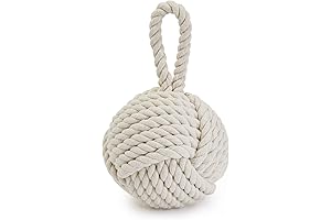 Rope Door Stopper with Handle: Prevent Door Damage & Enhance Home Decor