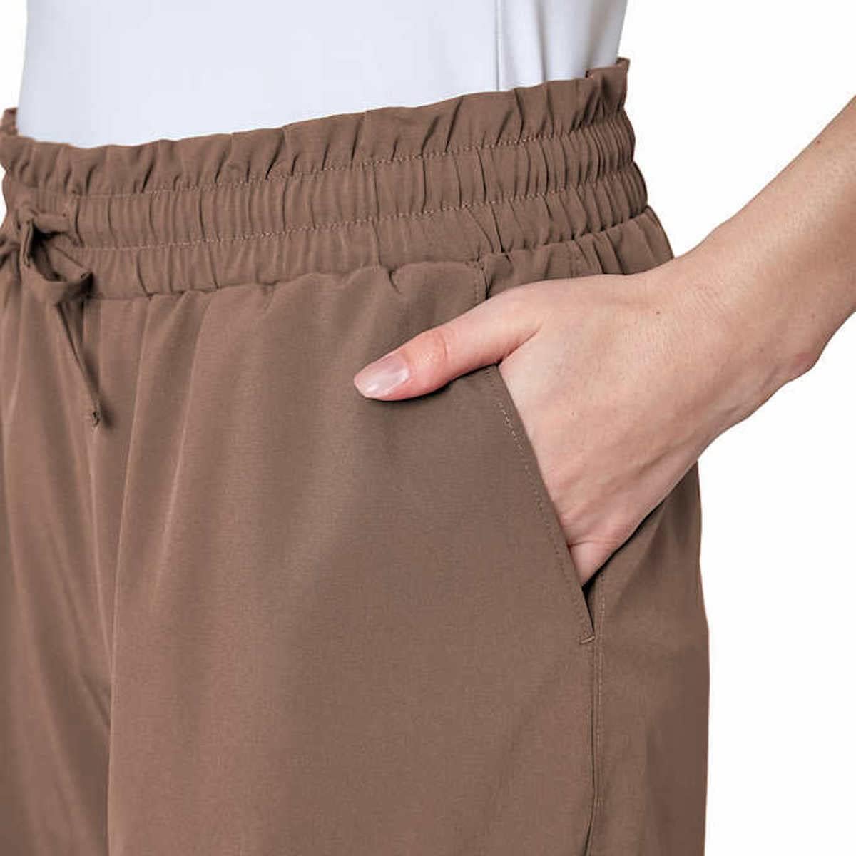 Size S Coofandy Women's Moisture Wicking Woven Short with Pockets