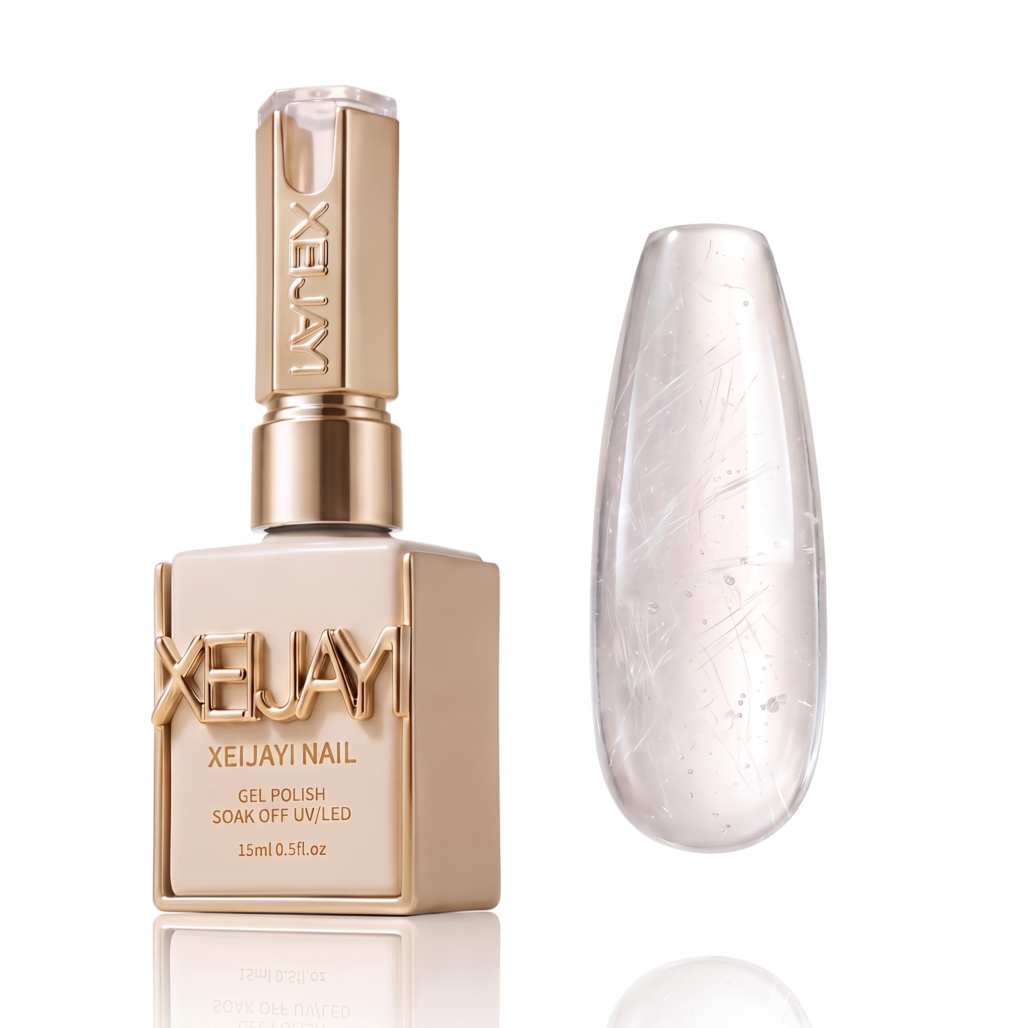 Amazon.com: Xeijayi Rubber Base Gel with Fiberglass for Nails 15ml