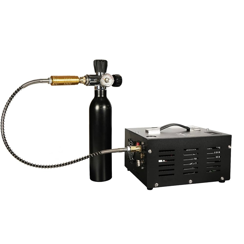 Amazon | TUXING 4500Psi Pcp エアコンプレッサー、内蔵 110V