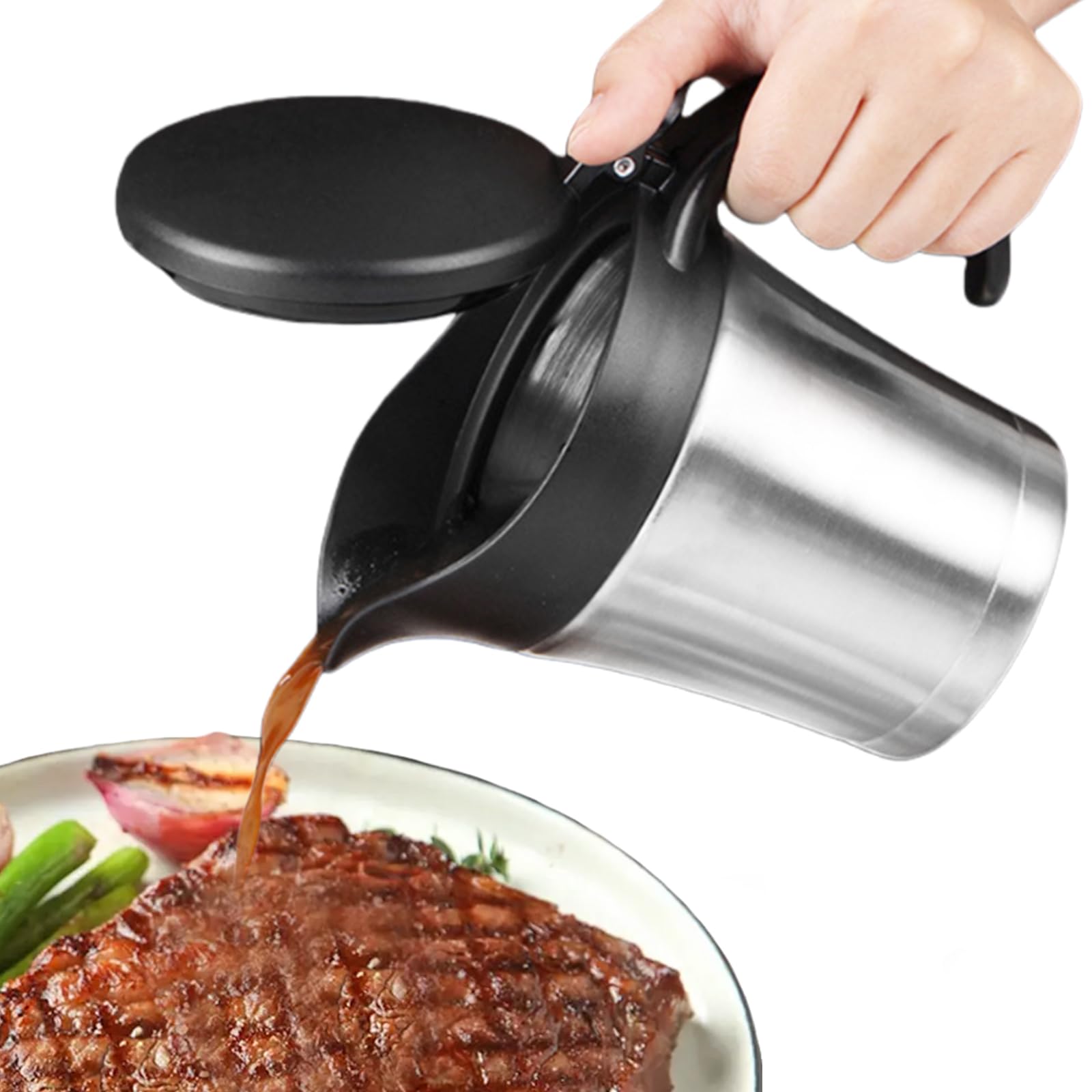 saucière thermique acier inoxydable