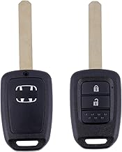 Genuine 2 Button Key Replacement Shell Compatible for Honda City, I-VTEC, I-dtec, Amaze, WRV, CRV, Jazz etc (Key Cutting Required)