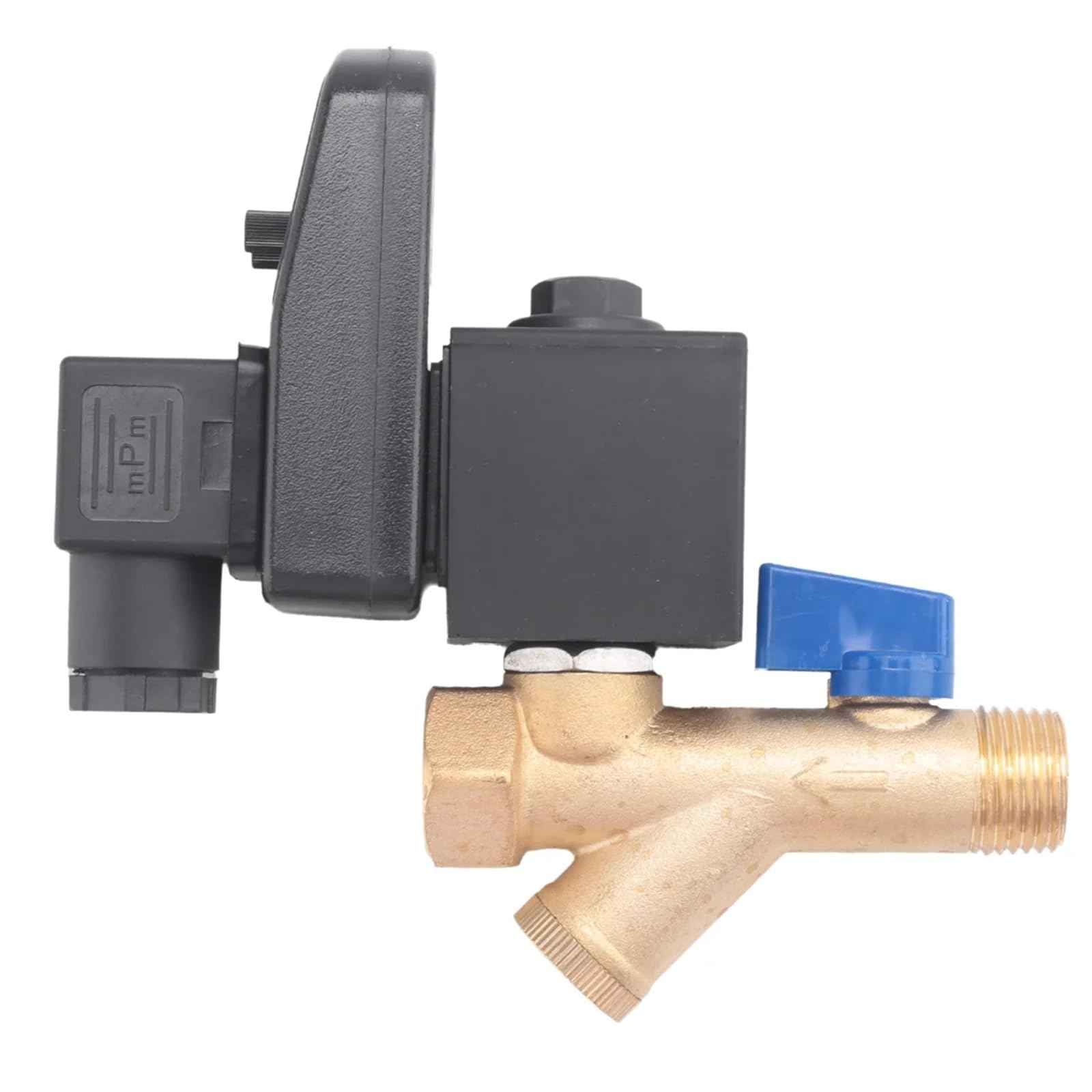 Compresor de aire de 2 vías con temporizador electrónico de 1/2 pulgada, CA 220 V, válvula de drenaje automática for tanque de gas