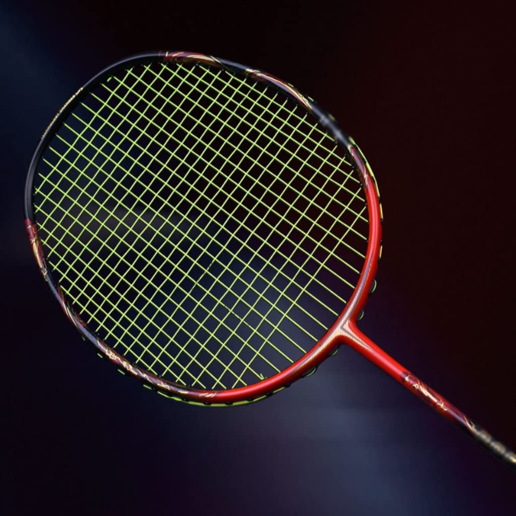 Full Carbon Badminton Racket 32 ​​lbs Small Racket Frame Offensive and Defensive Smash Adult Racket