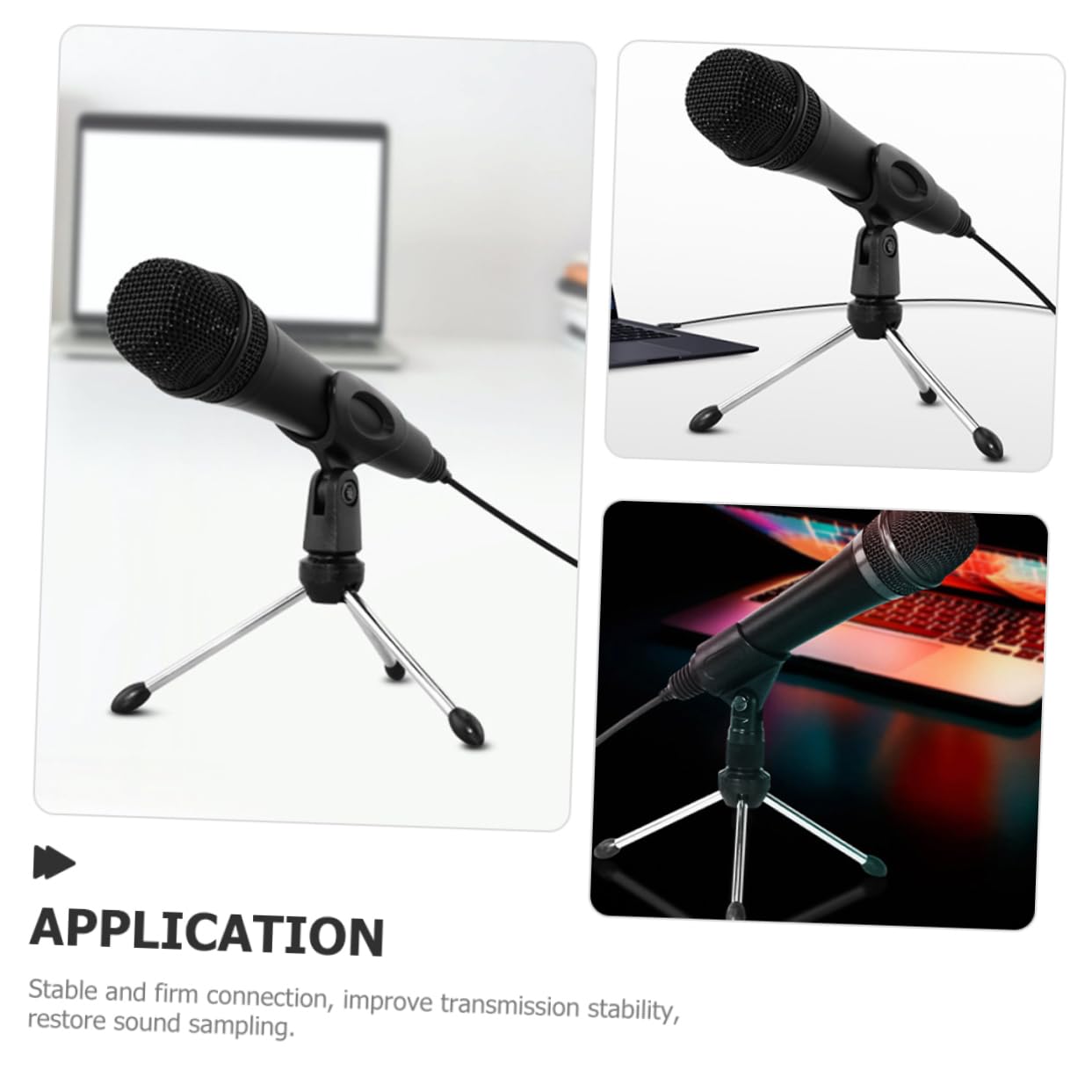 Toyvian Microfono Condensatore USB Professionale e Struttura in Abs e Metallo Connessione Stabile per Prestazioni in Diretta per Streaming e Gaming