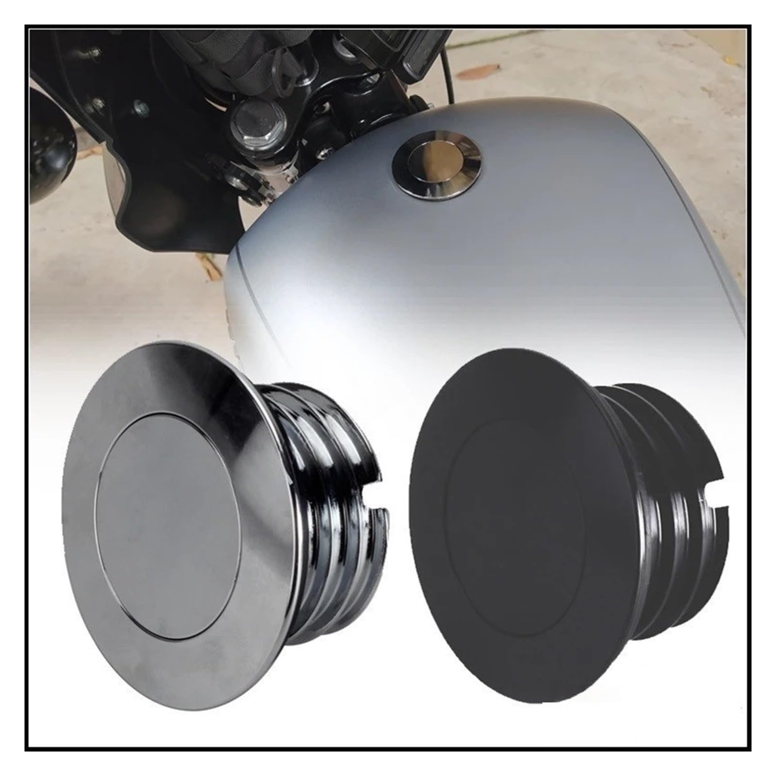 Per Har&ley Softail Street FXBB FXBBS FXBR FXBRS Standard FXST Moto Pop Up Tappo Del Serbatoio Del Carburante Filettatura Mano Destra Serbatoio Gas moto Coperchio serbatoio