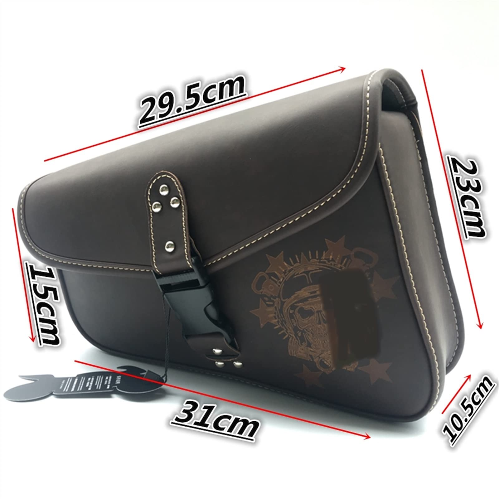 Motorfiets zadeltas voor Yamaha Star Bolt 2014-2016, leren Motorfiets zadeltas voor Yamaha Star Bolt 2014-2016, leren