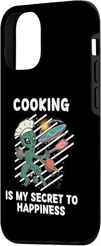 Miniatura 2 de iPhone 14 Pro Cute Alien Cooking Is My Secret To Happiness Alien Lover Case