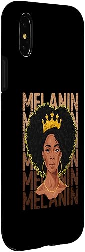 Miniatura 9 de Funda para iPhone 12 Pro Max Black Strong para mujer, color negro afro Love Melanina African Girl American