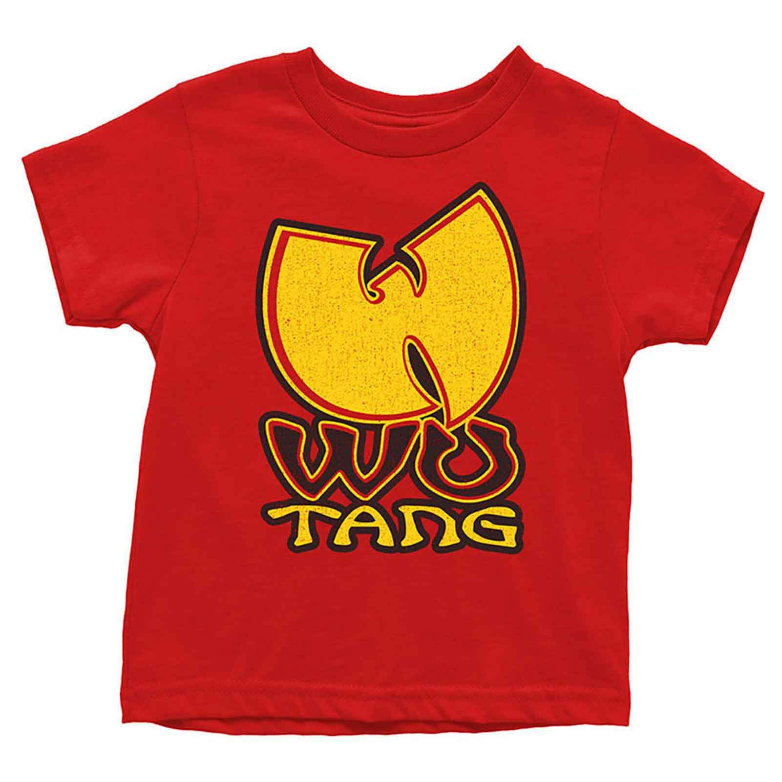 Wu-Tang Clan Red Wu Tang Clan Toddler T Shirt Wu-Tang Logo Official 12 Months To 5 Yrs 3 Years
