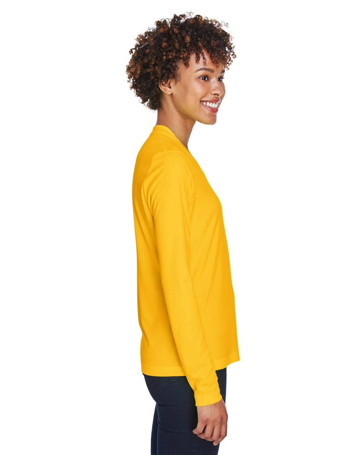 Team 365 Ladies' Zone Performance Long-Sleeve T-Shirt XL SP ATHLETIC GOLD