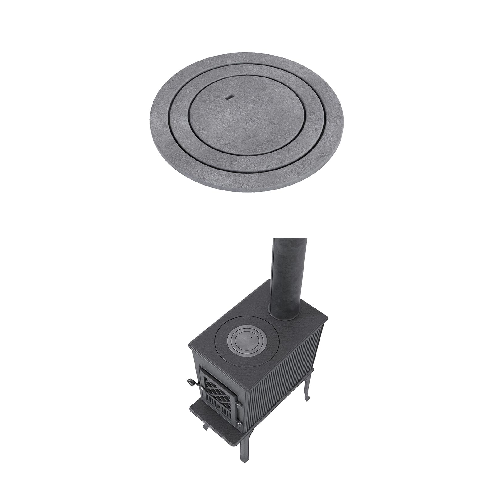 Ofenringe Feuer Herdring Ofenplatte Ofenring Gussringe Gusseisen 20 cm