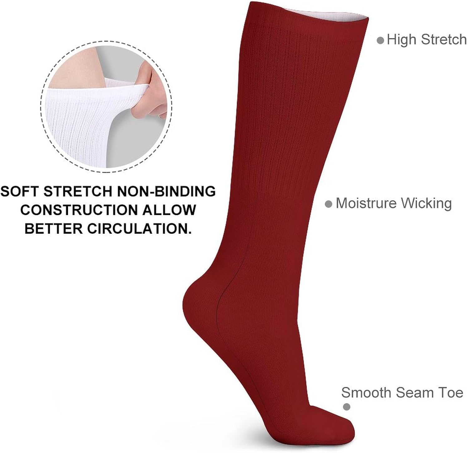 Ladybug Flower Socks for Women Men Cotton Sock Breathable Boot Socks Warm Calf Socks for Hiking Work Crew Socks Thin Casual Long Socks 5 Pairs